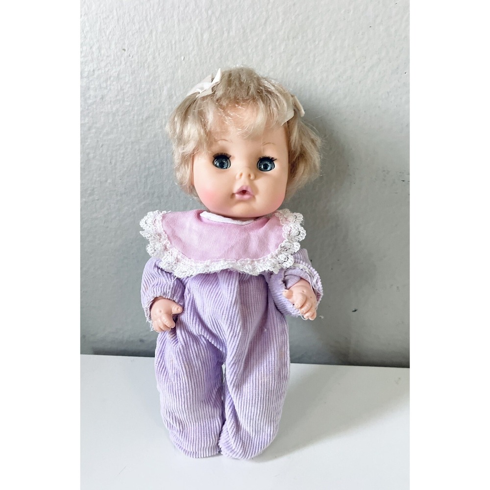 Eegee Vintage Baby‎ Doll 10" Sleep Blue Eyes READ DESCRIPTION